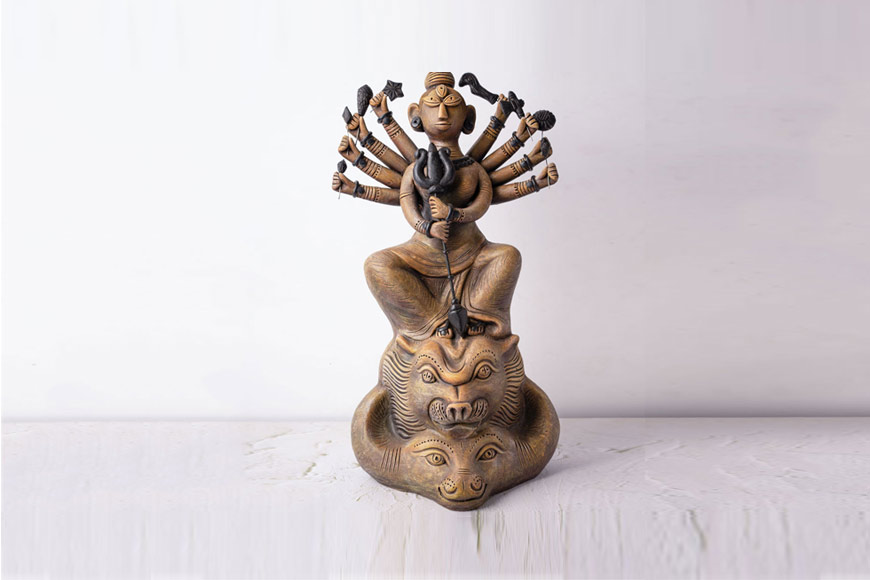 Krishnanagar clay Durga, a work of art and a piece of history