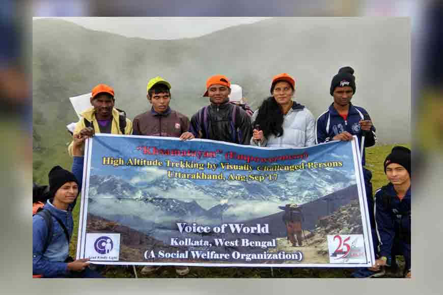 Saksham &ndash; Special High Altitude Trek for differently-abled underprivileged children of Kolkata
