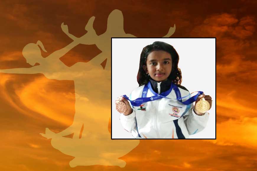 Hooghly electrician&rsquo;s daughter, 10-year-old Srija is Yoga Asian Champs
