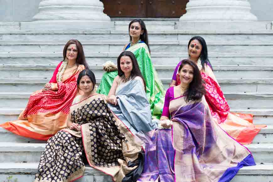 USA based designer Shumona in Kolkata with her trunk show&nbsp;
