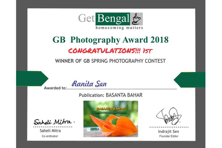 Congrats! Winners of GB Spring Photography Contest
