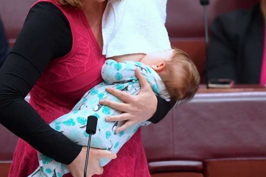 Why are we averse to breast-feeding in public?

