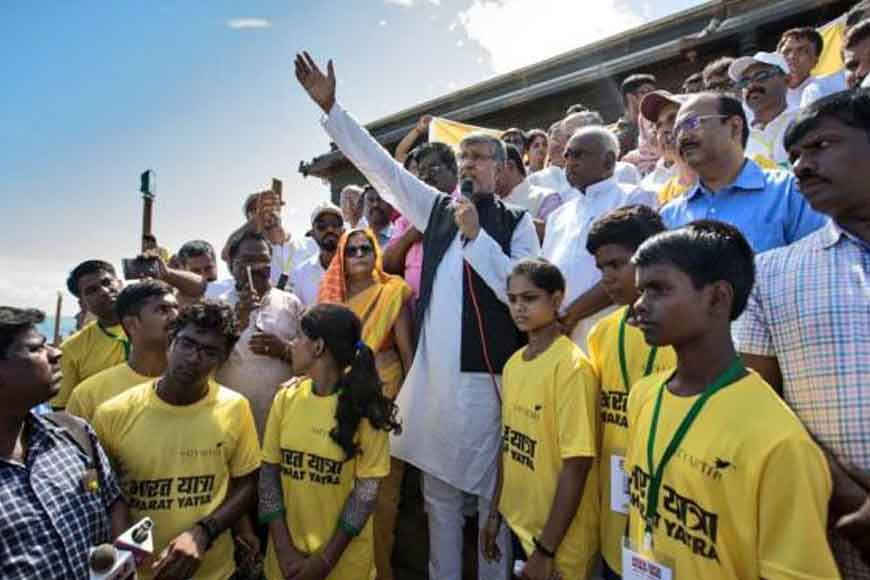 Nobel laureate Satyarthi&rsquo;s march reaches Bengal
