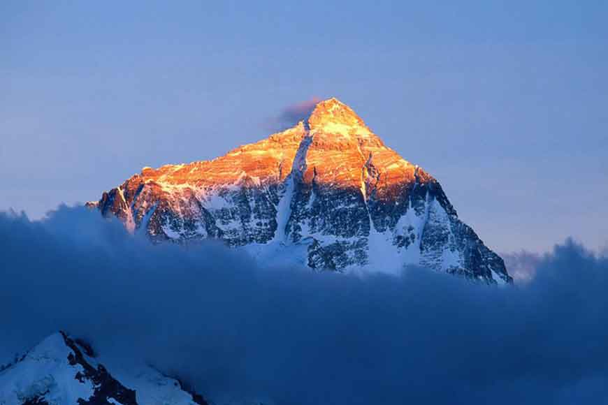 The first measurement of Mt Everest
