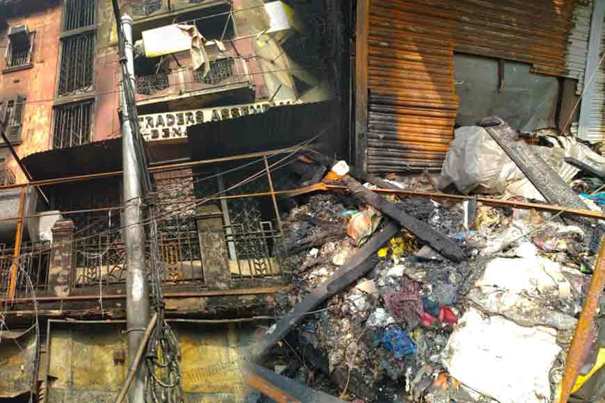 Morning After Traders Assembly Fire
