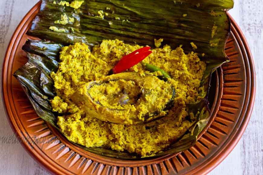 With the monsoon still hovering, try some Ilish Paturi
