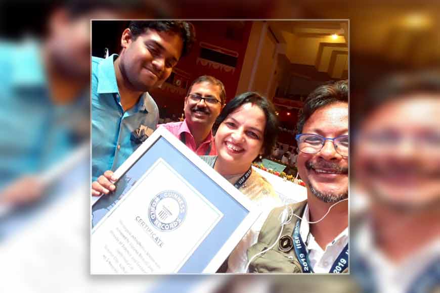 Kolkata students create Guinness World Records by making world&rsquo;s largest spectroscope
