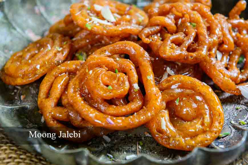 Choose between Moong Jalebi and Babarshah of Midnapore
