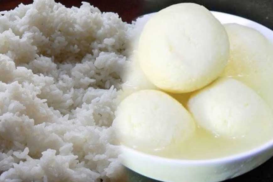 Rosogolla made out of rice!
