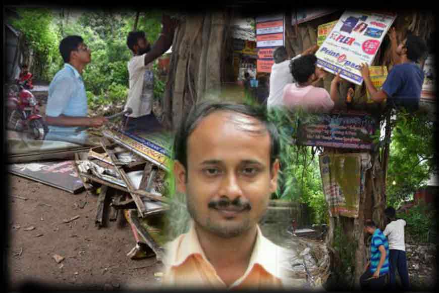 Meet Biswajit Ghosh, the &lsquo;Nail Man&rsquo; who removes nails from all trees
