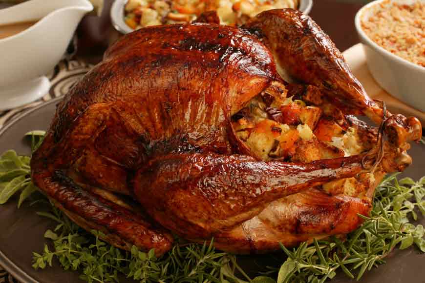 Have a sumptuous Turkey Meal as Christmas Lunch
